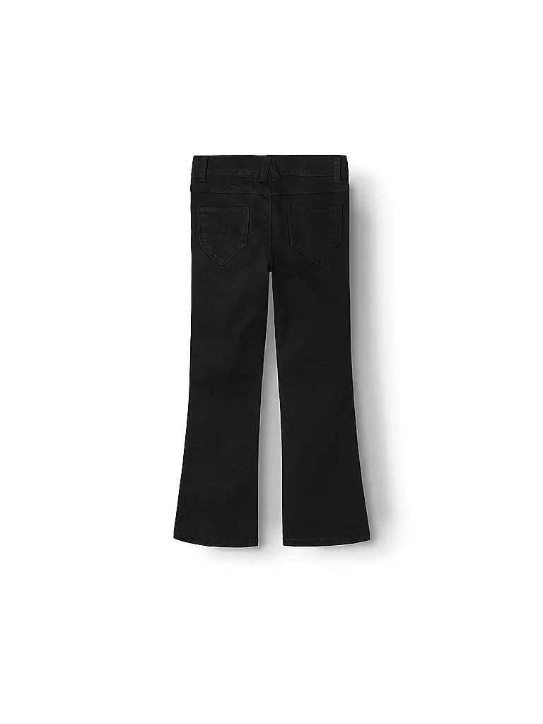 NAME IT Mädchen Jeans Skinny Bootcut Fit NKFPOLLY schwarz