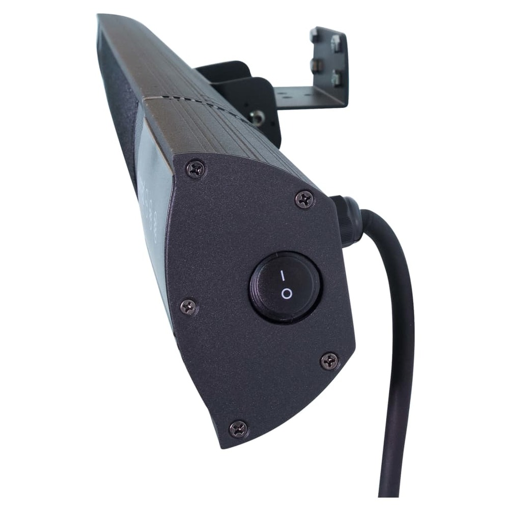 Chauffage mural royal diamond dark 2500 w carbone noir