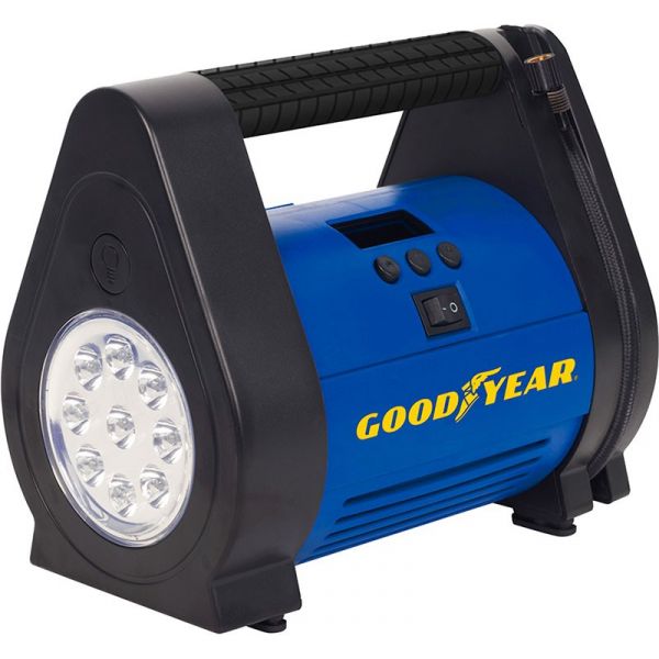 Goodyear Compressor Digital 100PSI C/ Luz LED Azul