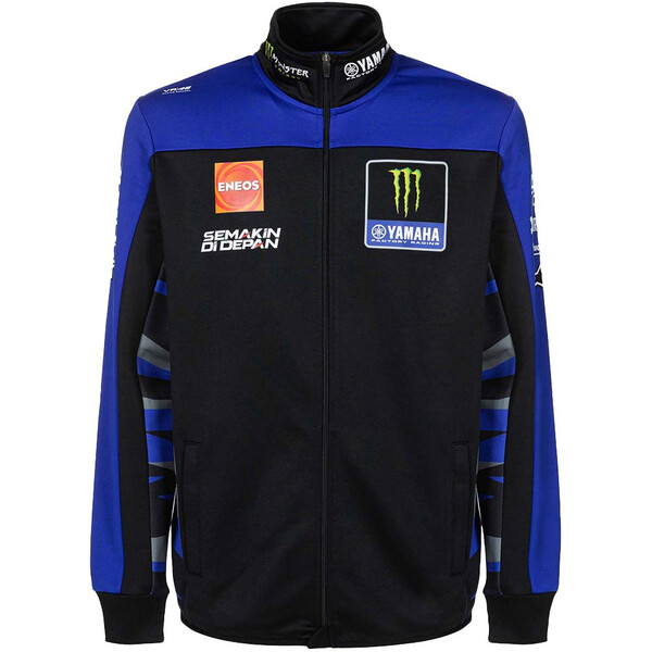 yamaha - Sweat zippé Monster Energy Moto GP Noir / Bleu