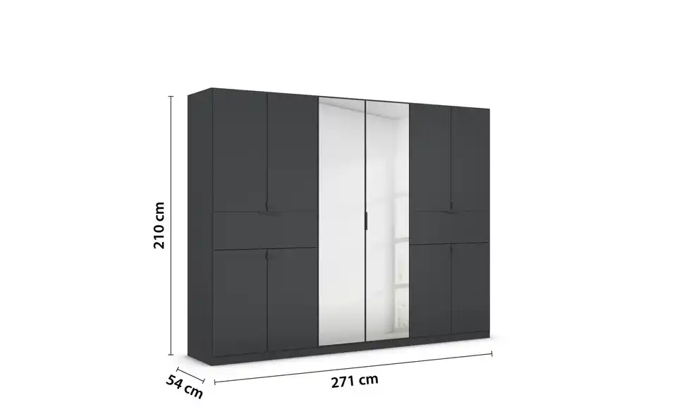 Drehtürenschrank 271 cm 10 Stück