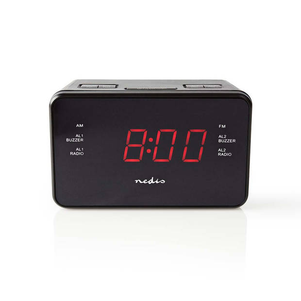 Nedis Digitale Wekkerradio - CLAR002BK