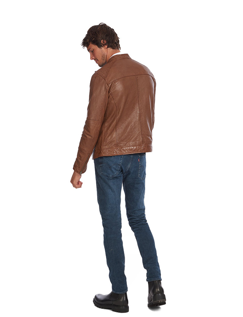 OAKWOOD BLOUSON HOMME MANAGER COGNAC