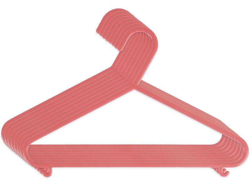 bieco Kleiderbügel 8er Set, Beere Rosa Kleiderbügel-Set für Kinder