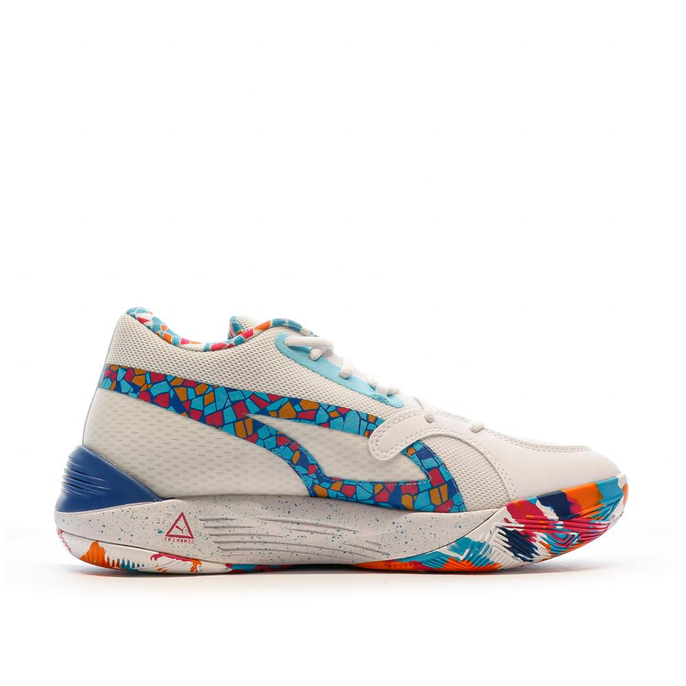 Puma Chaussures de basket Blanc/Bleu Homme Puma Blaze Court