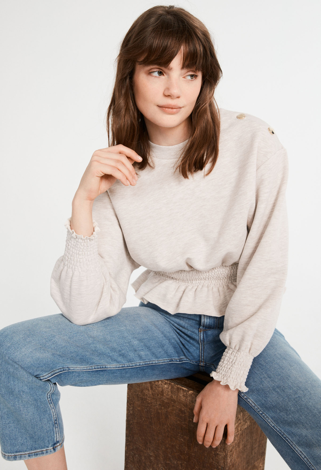 Sweatshirt gris