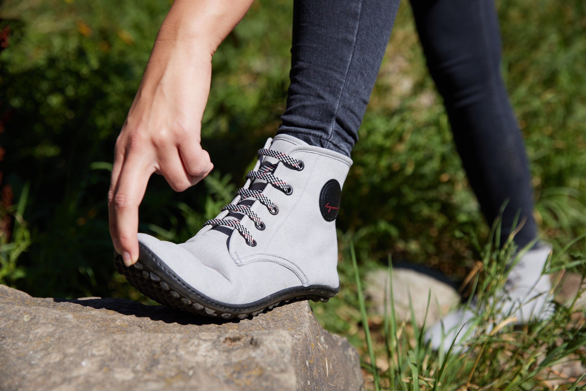 Leguano Barfussschuh »CHESTER LIGHT«  , Bequemschuh, Komfortschuh, Flats, Schnürboots , Made in Germany