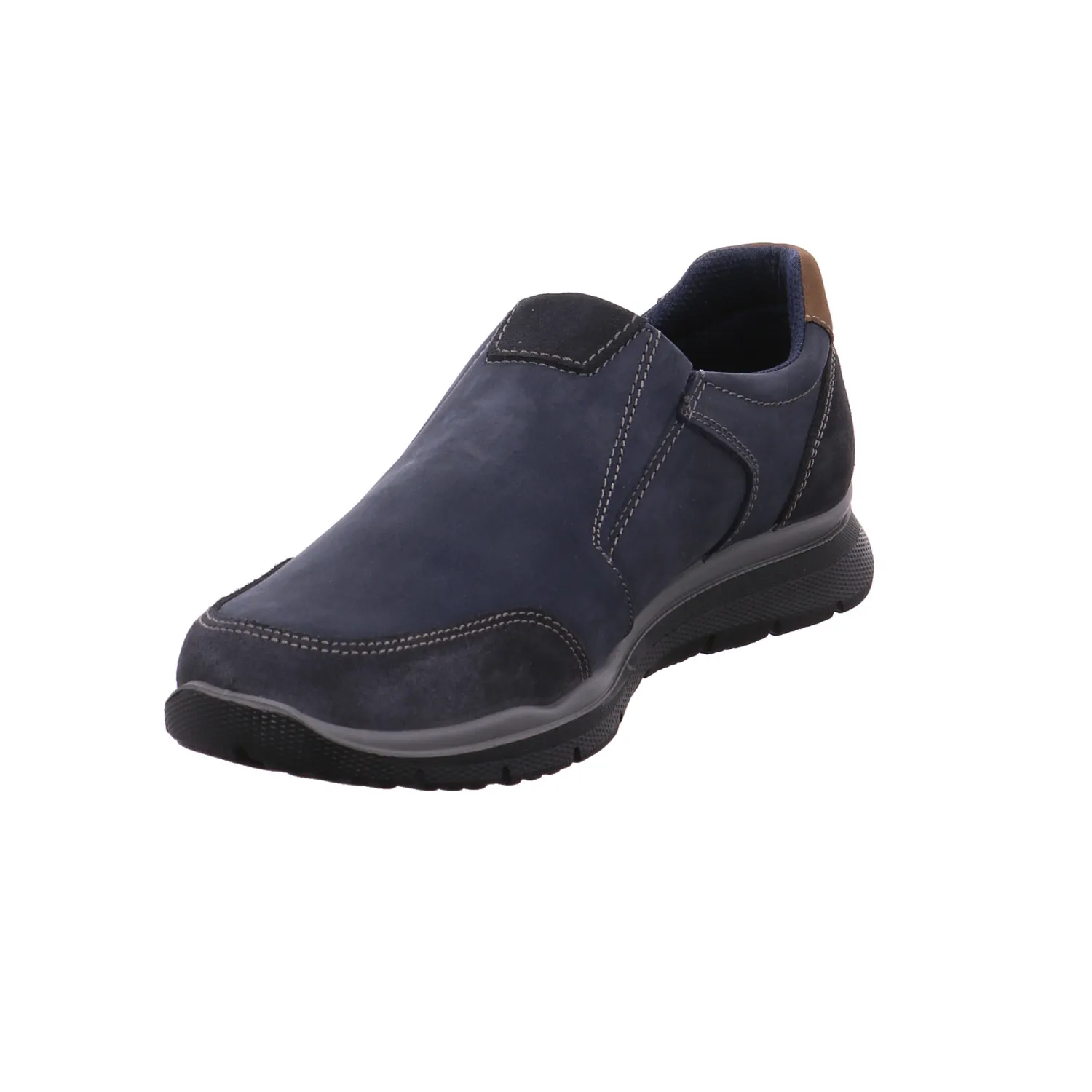 IMAC Halbschuh-Schlüpfer Blau Leder