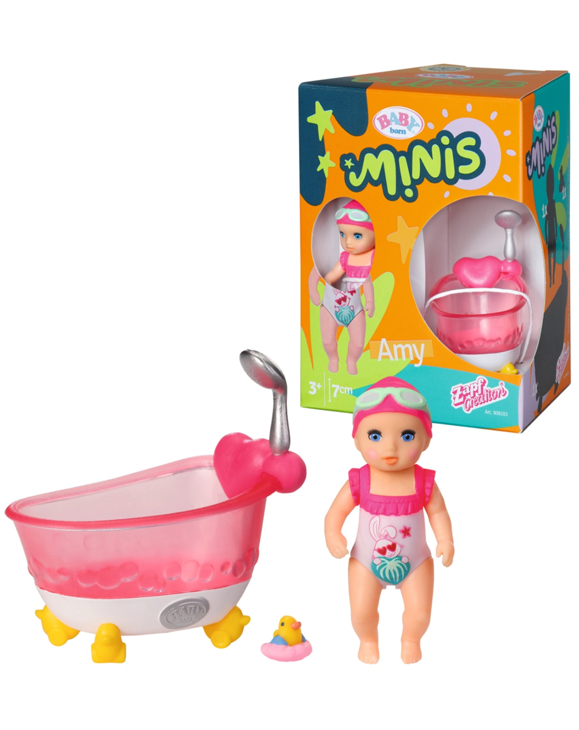 BABY born® MINIS - Puppen-Spielset BATHTUB