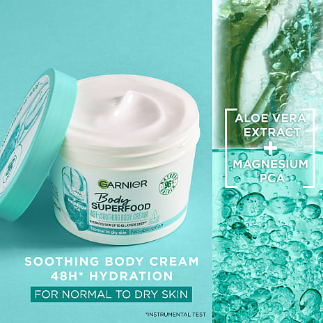 Bodycreme m. aloe vera ekstrakt og magnesium pca