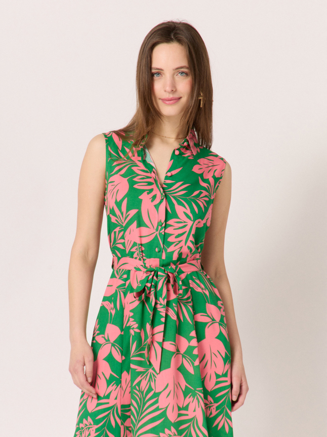 Robe longue imprimée