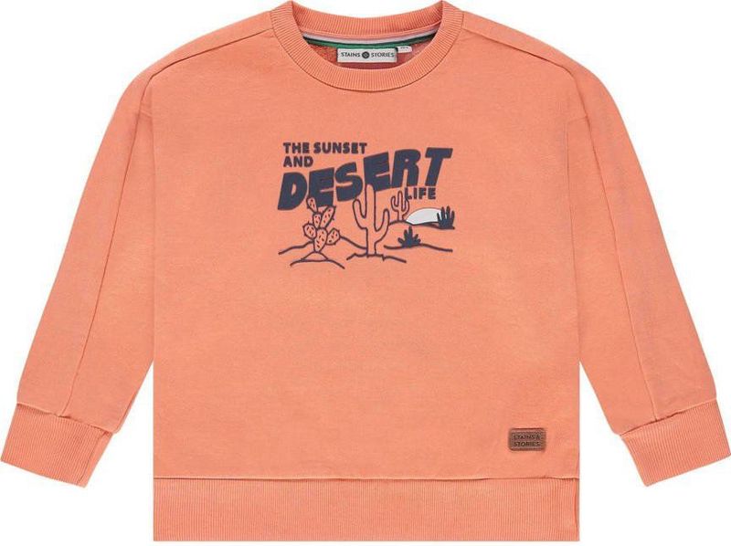 Stains & Stories - Peutertop - Oranje - Katoen