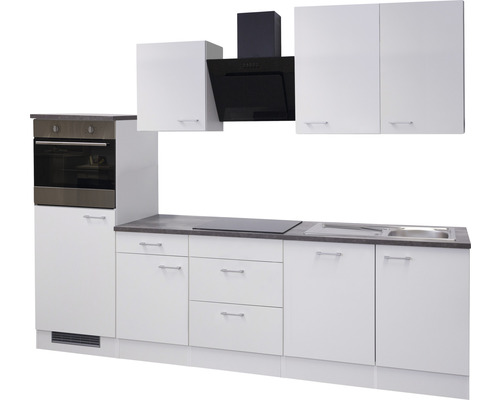 Flex Well wandkast Lucca BxDxH 60 x 32 x 89 cm wit mat gedemonteerd scharnier omkeerbaar (links of rechts te monteren)