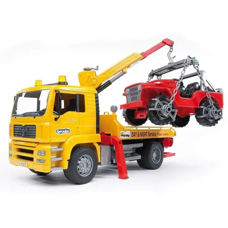 BRUDER® 2750 Abschlepp-LKW mit Geländewagen