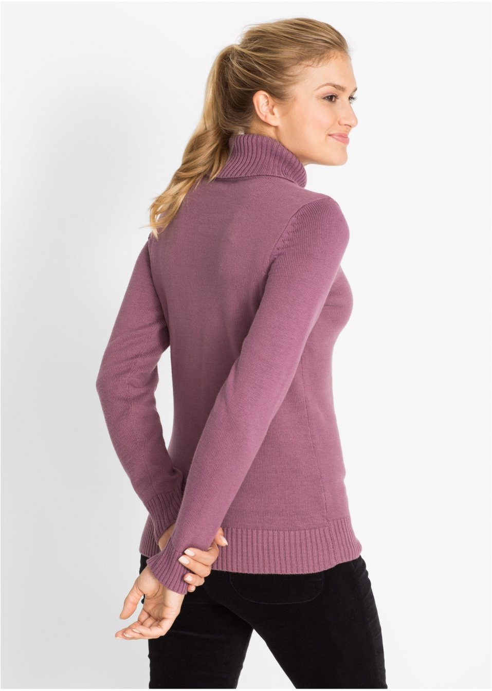 Pull à col roulé