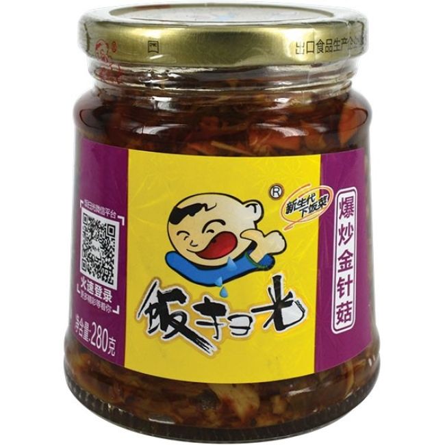 Fan Sao Guang Gebakken Enoki Paddenstoelen 280g