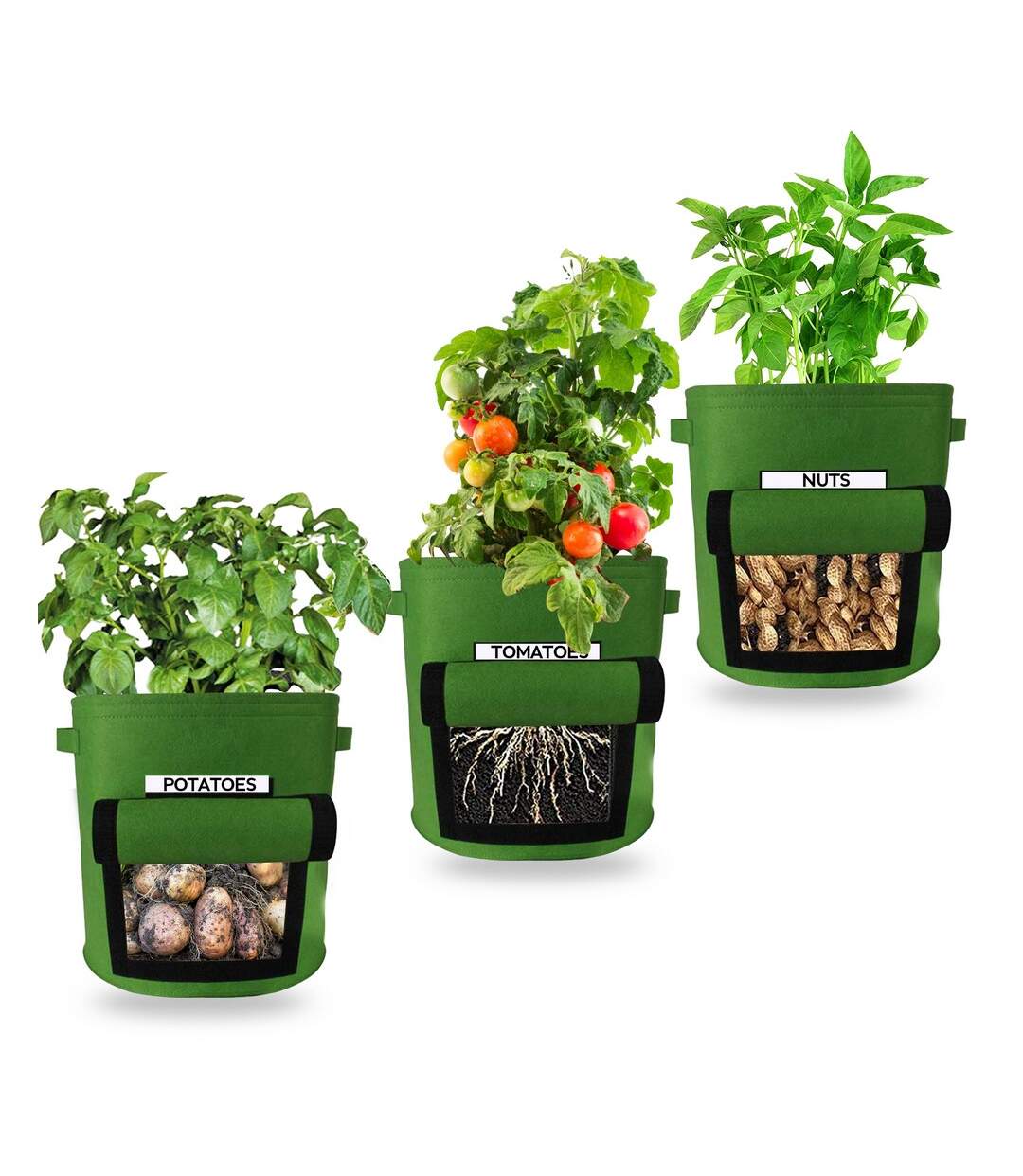 Sac à plantation (Vert) (Taille unique) - UTUT1351
