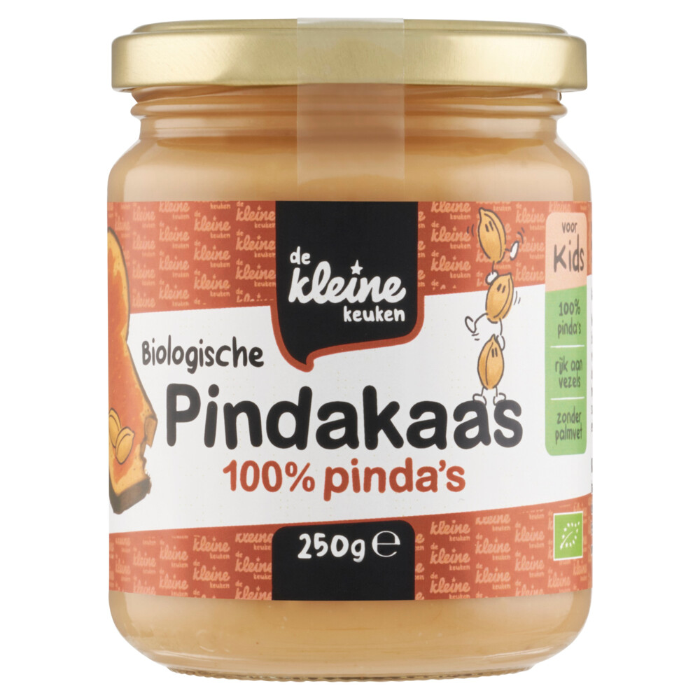 de Kleine Keuken Bio Pindakaas 6-8 mnd250 gr