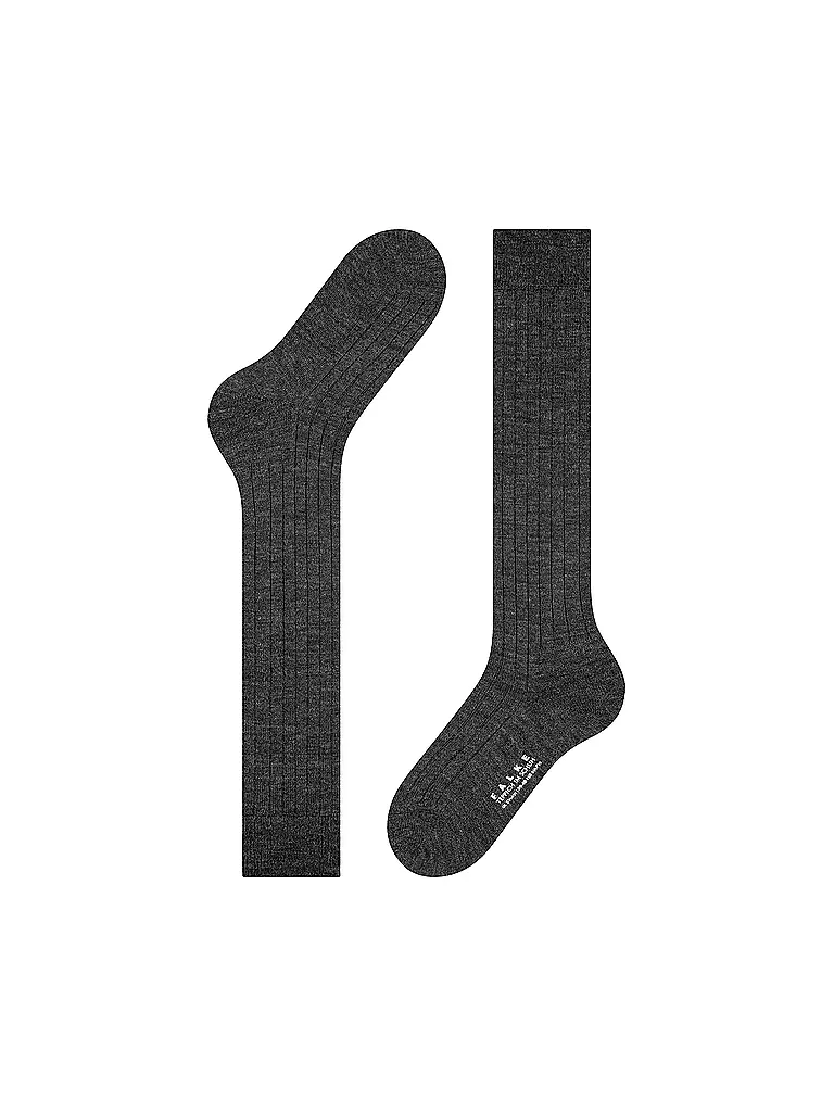 FALKE Stutzen TEPPICH IM SCHUH anthracite mel. grau