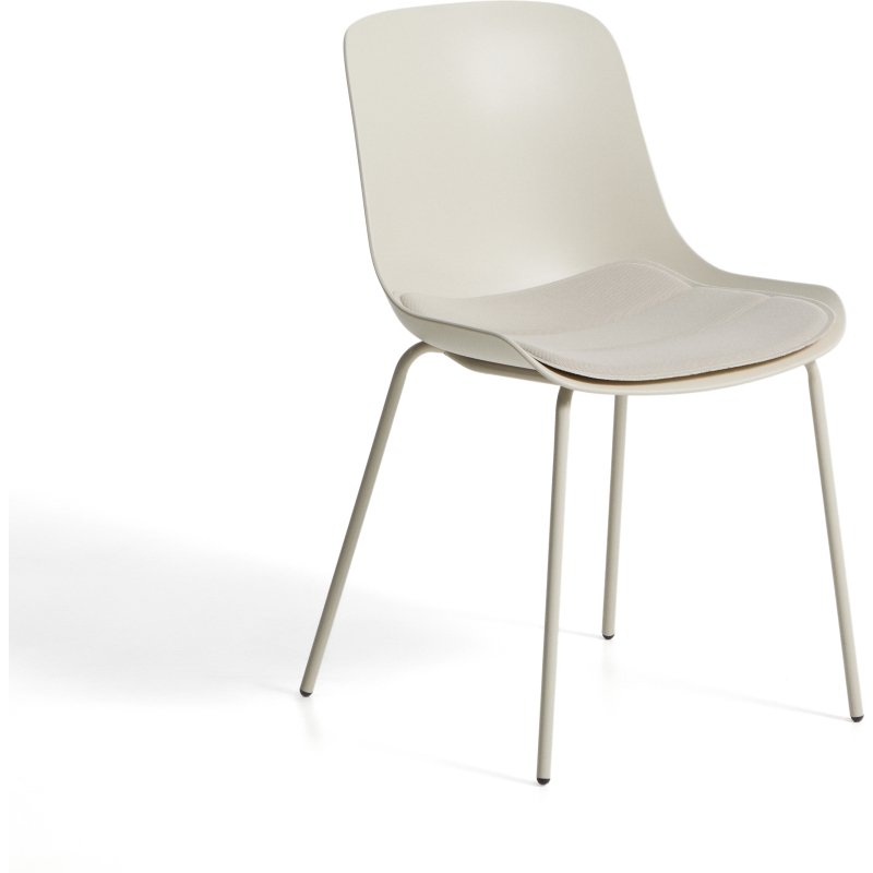 Coussin de chaise Sindera beige 45 x 43 cm