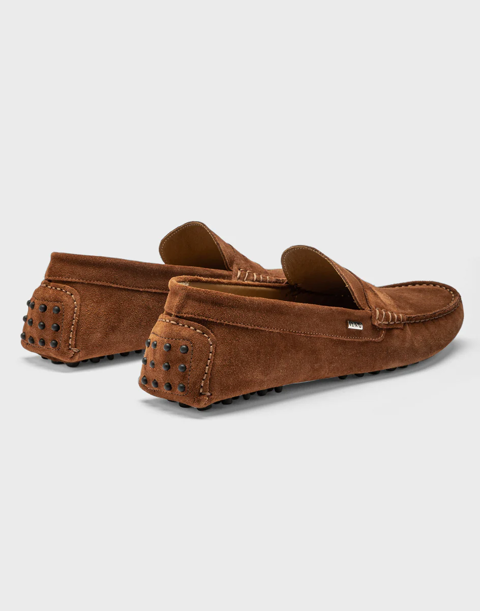 Mocassins cuir caramel 