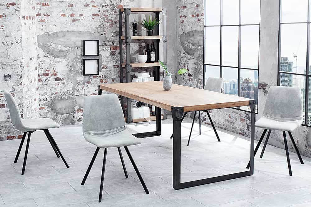 Retro Stuhl AMSTERDAM CHAIR stone grau Designklassiker