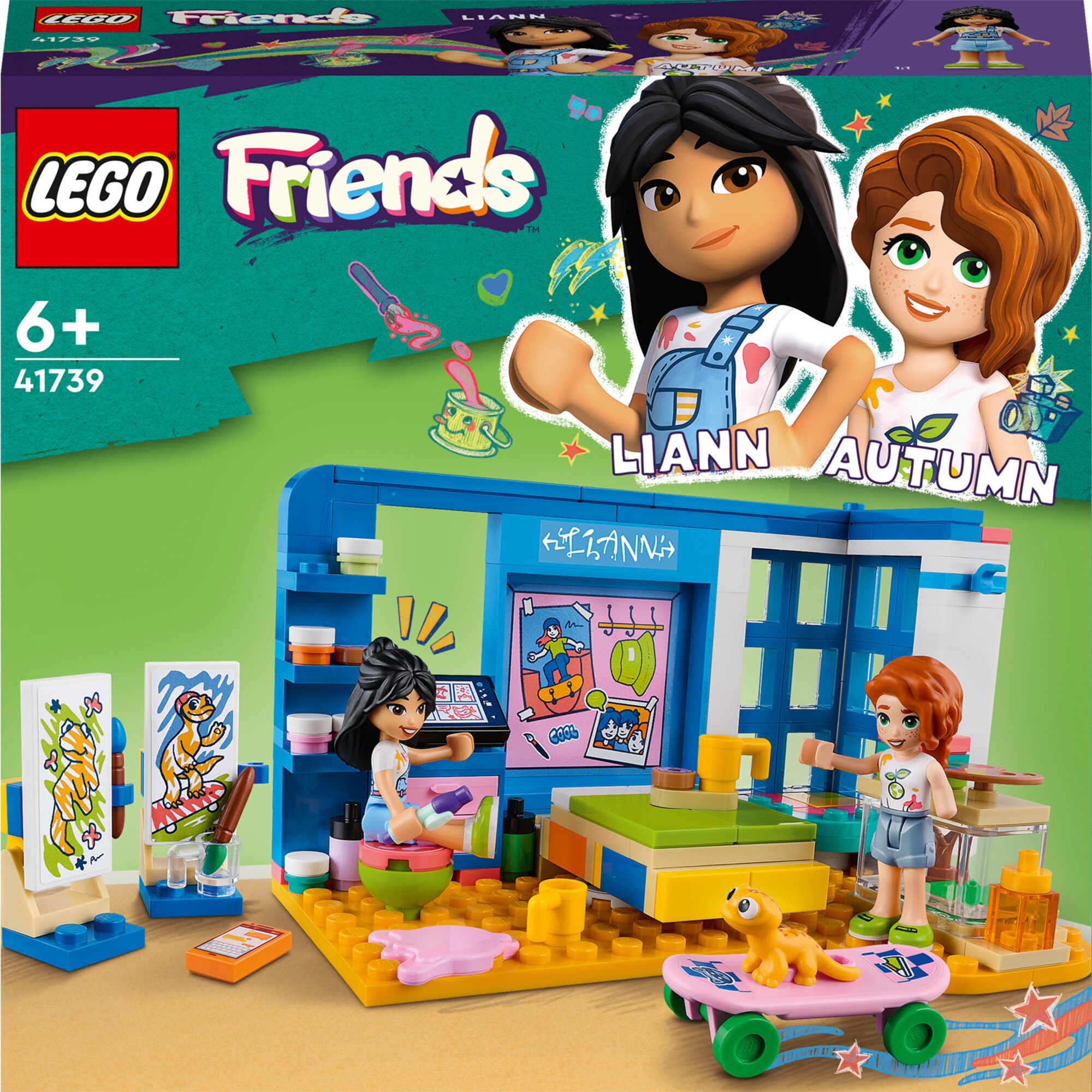 LEGO Konstruktionsspielzeug Friends Lianns Zimmer