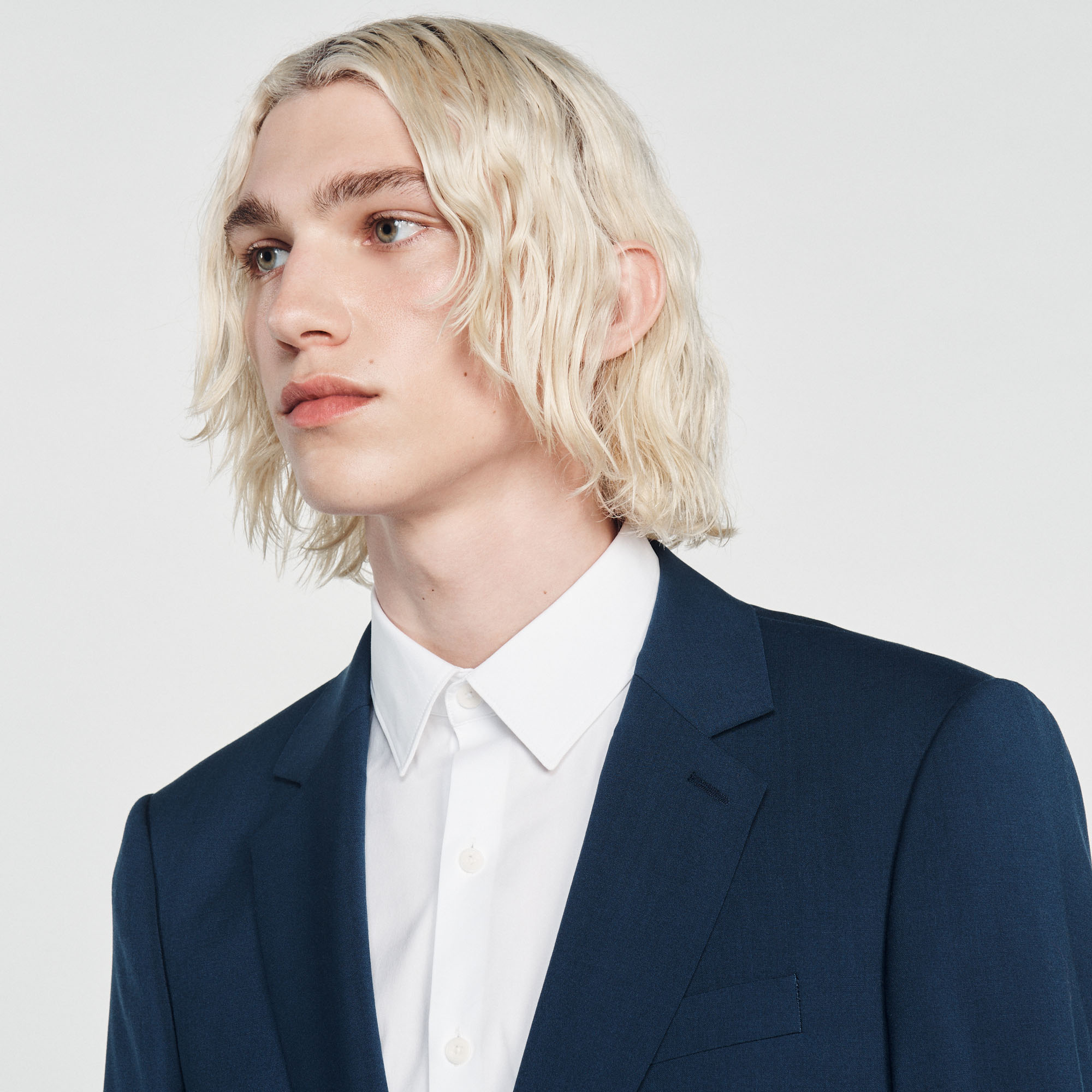 Veste de costume en laine vierge