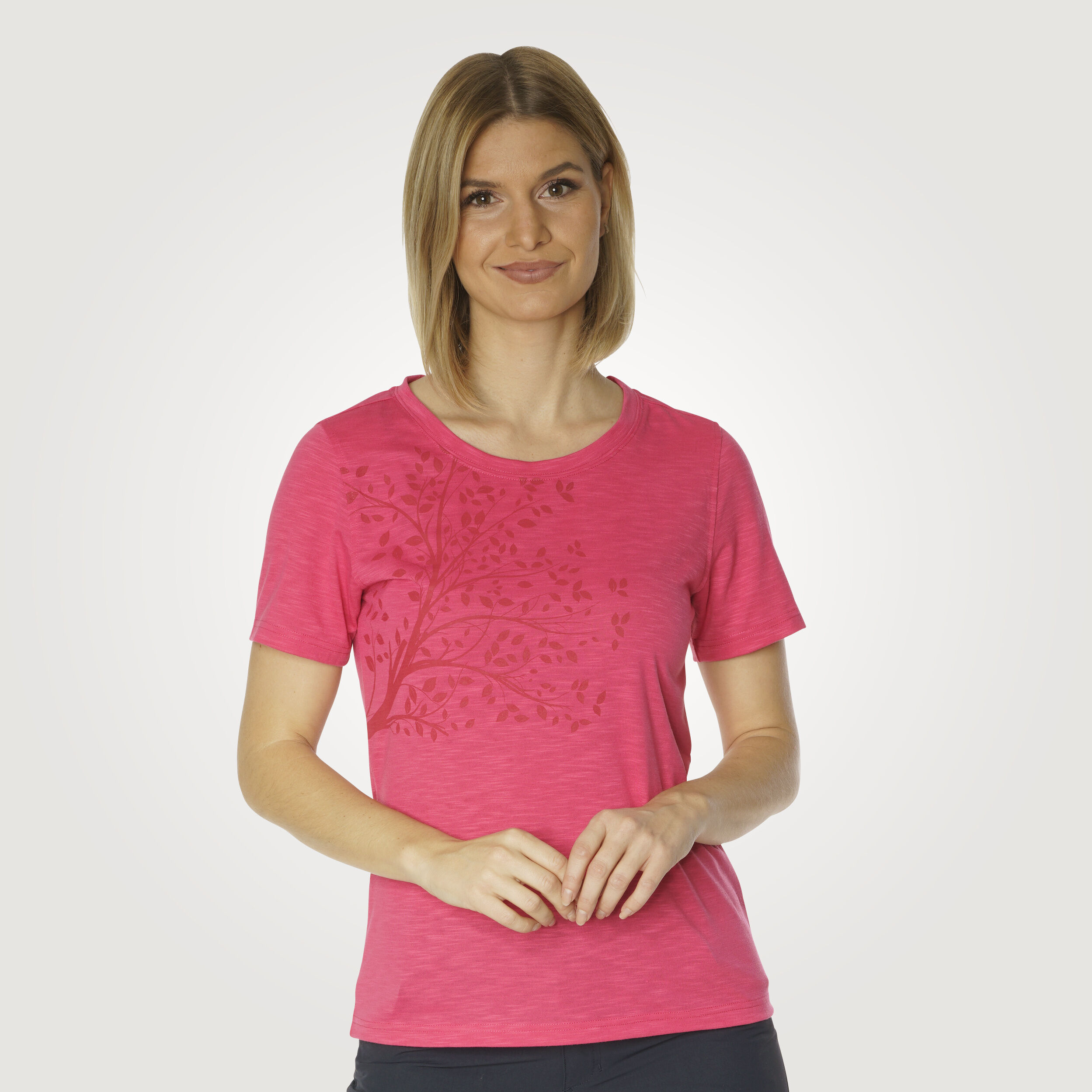 Sportives T-Shirt mit Baum-Print von HTA
