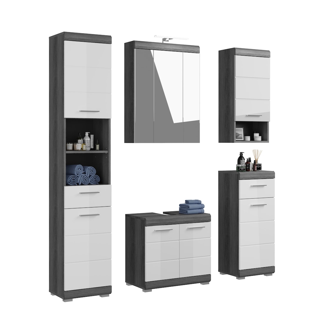 Badkombination SCOUT silber 6-teilig