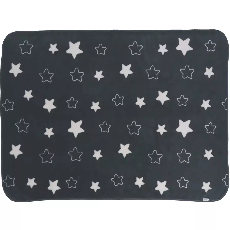 Sterntaler Plüsch-Decke Elia eisengrau 100 x 75 cm