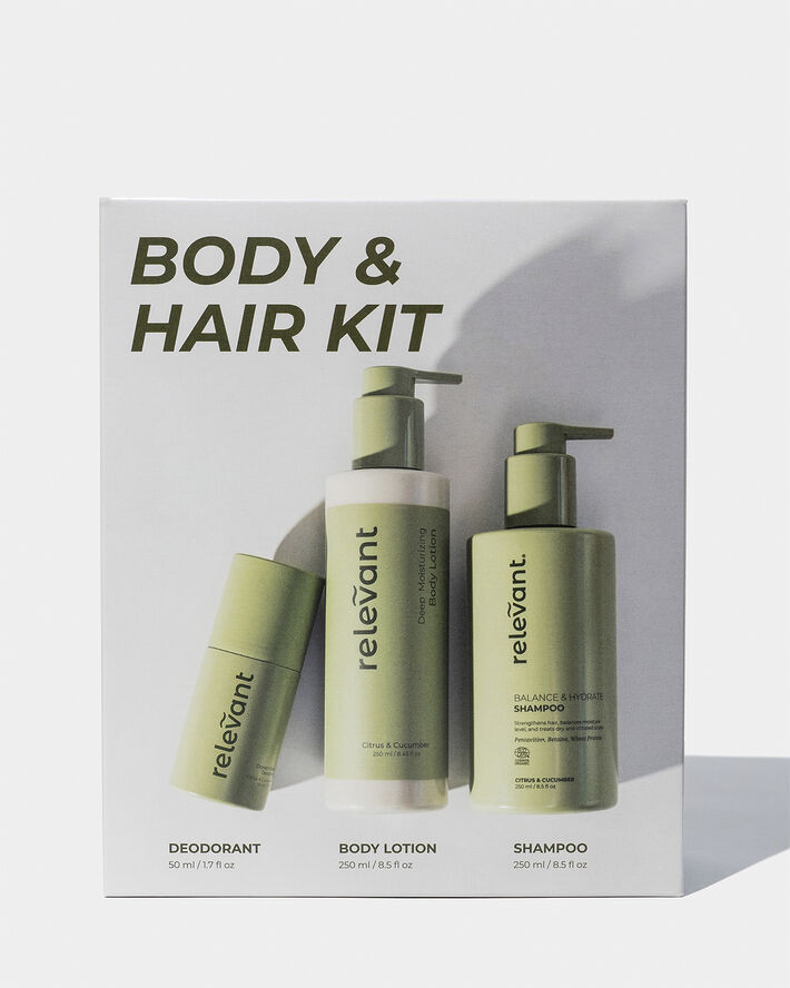 Relevant Body & Hair Kit Citrus & Cucumber