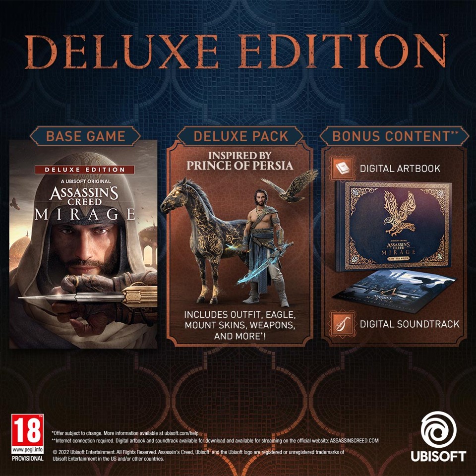 Assassin's Creed Mirage (Deluxe Edition)- PlayStation 5
