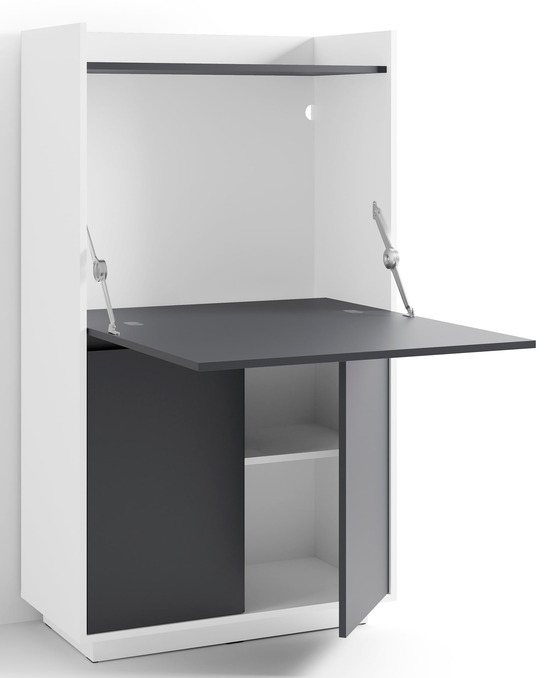 byLIVING Sekretär »Hannes« platzsparende Arbeitslösung mit viel Stauraum, Breite 80 cm