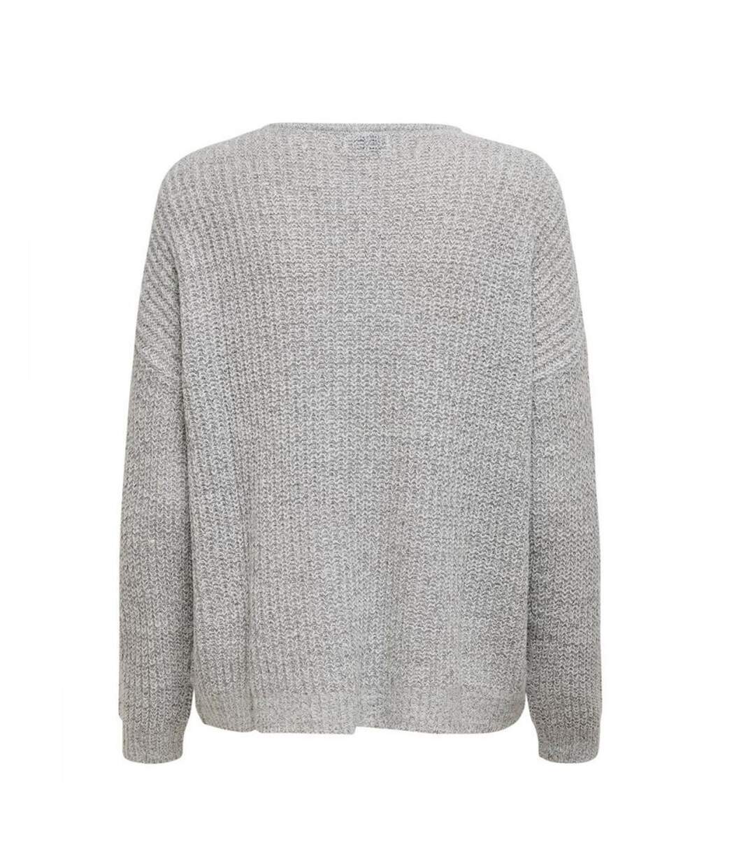 Pull gris chiné femme Jacqueline de Yong MEGAN