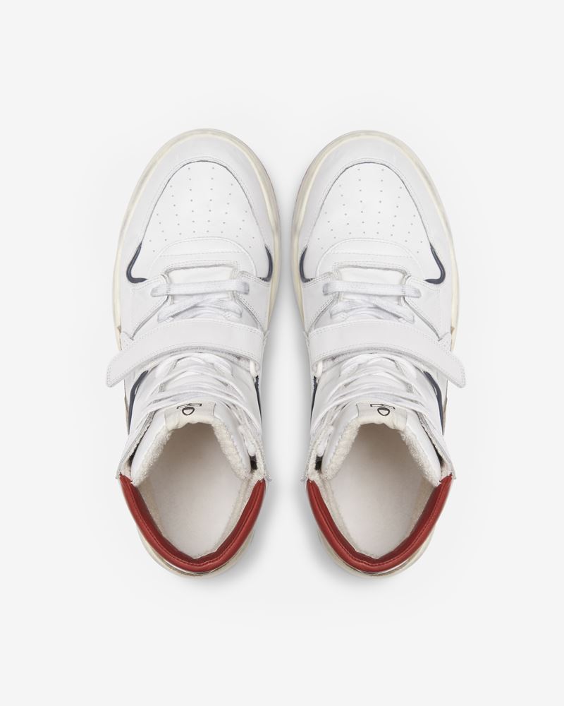 BASKETS HAUTES EN CUIR ALSEEH