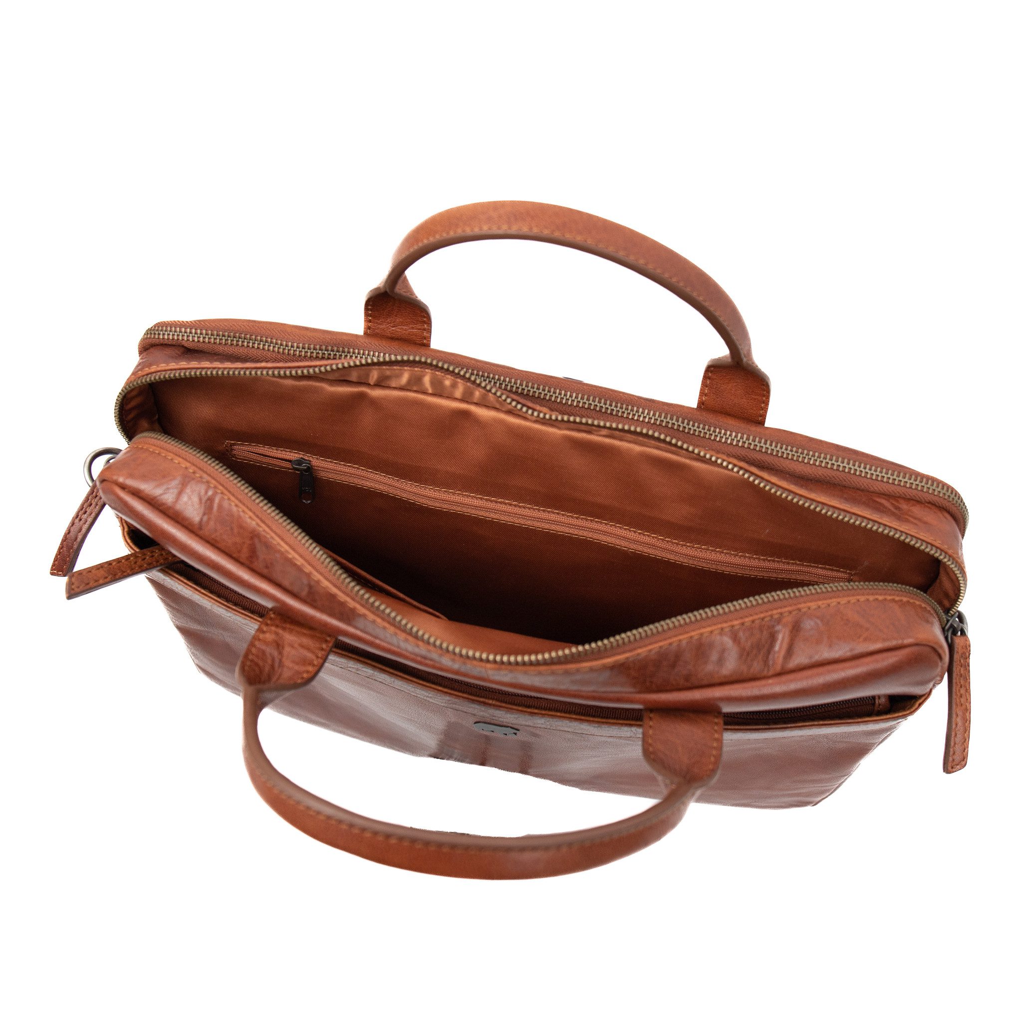 Bear Design Andora Laptoptas Quinn 17,3 inch Cognac AD43108