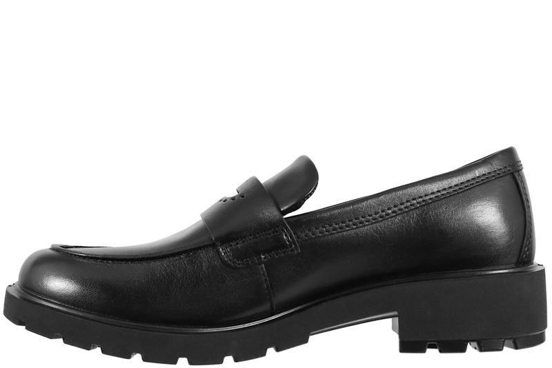 ECCO METROPOLE VIENNA LOAFERS I SORT GLAT SKIND