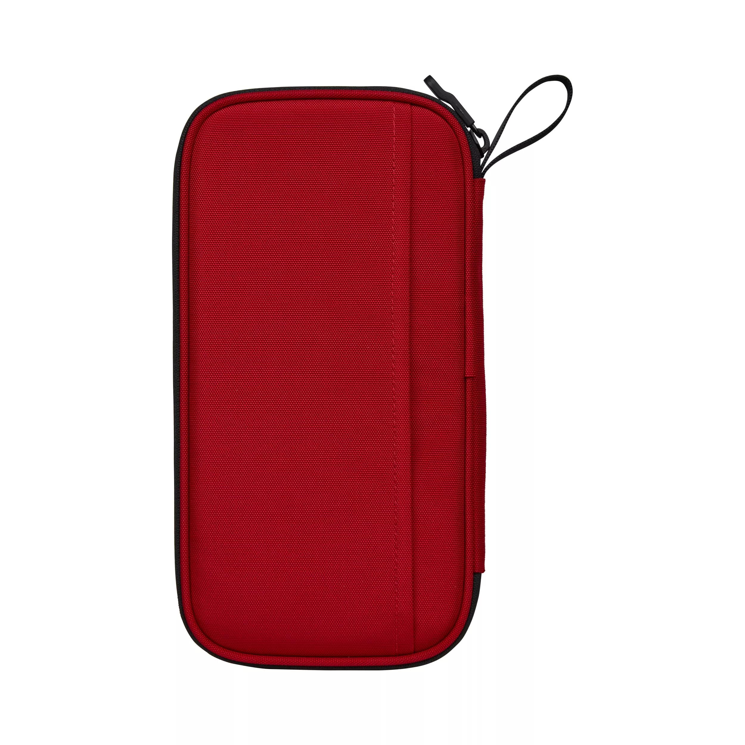 Reisemappe mit RFID-Schutz-rot