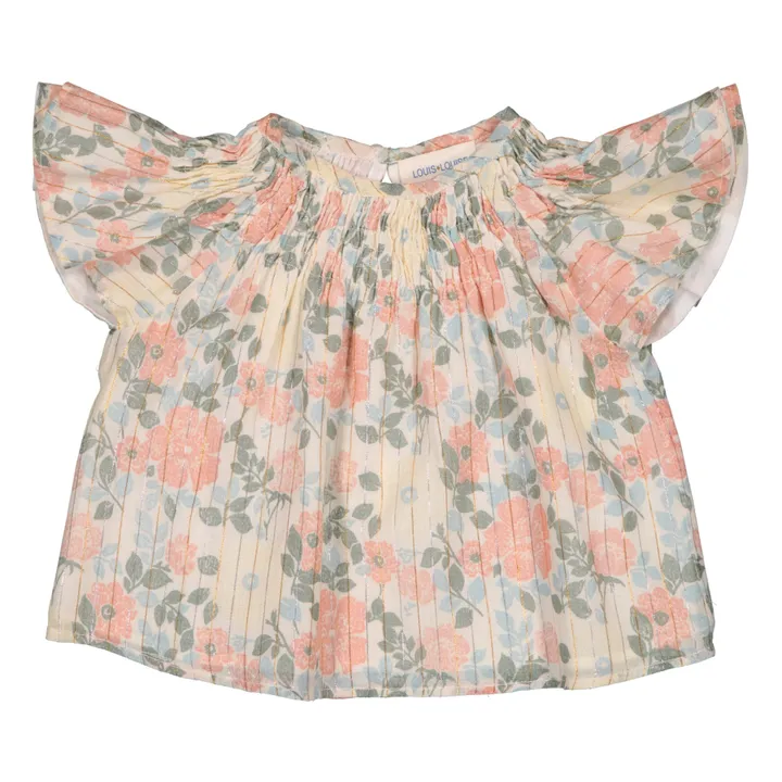 Louis Louise Blouse Soleil Métallisée | Beige