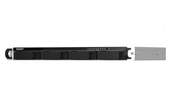QNAP TS-464eU - NAS-server - 4 bays - rackversion - SATA 6Gb/s - RAID 0, 1, 5, 6, 10, JBOD - RAM 8 GB - 2.5 Gigabit Ethernet - iSCSI support - 1U