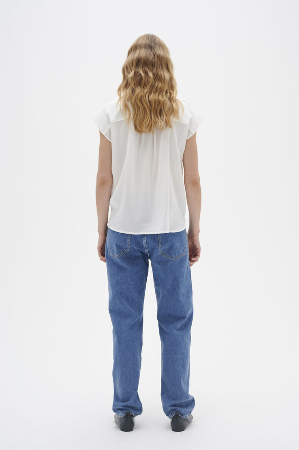 InWear Lucie Top Premium - 100% Silk Hvid