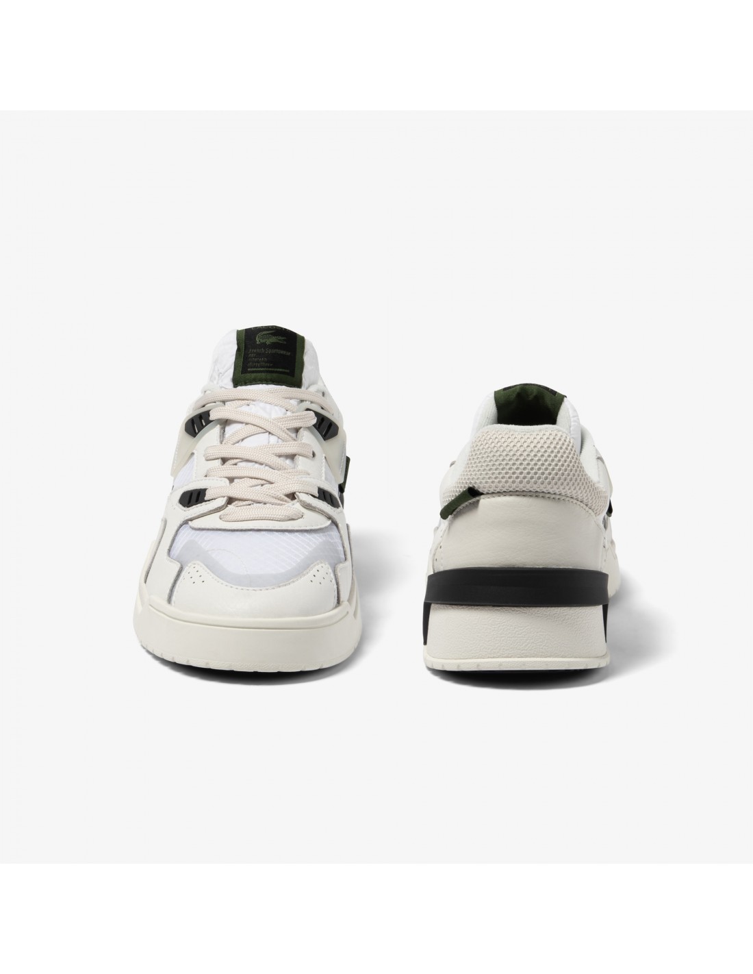 lacoste Sneakers homme LT 125 cuir blanc/beige