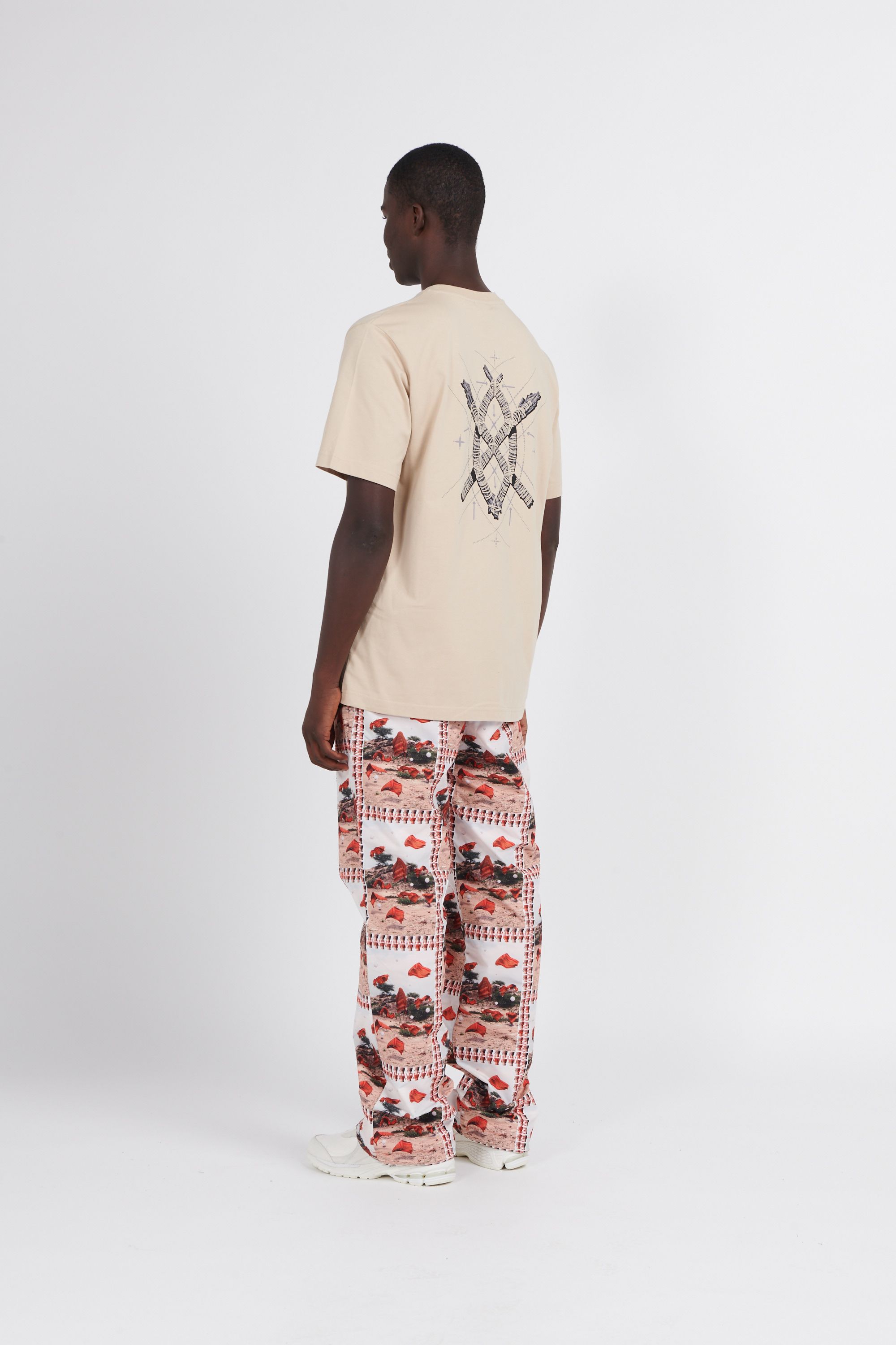 Daily Paper Tee-shirt rudo ss t-shirt Beige