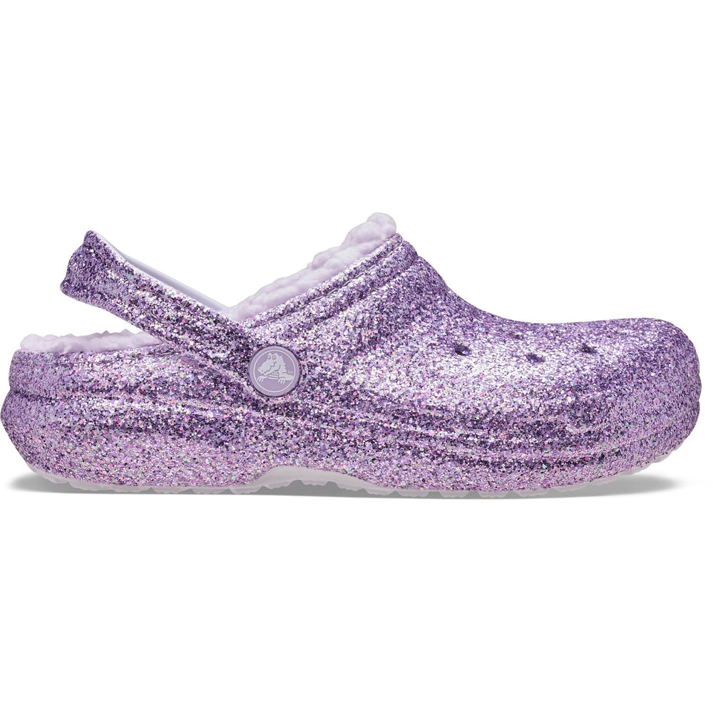 Køb Crocs Purple Moon Classic Lined Chunky Glitter
