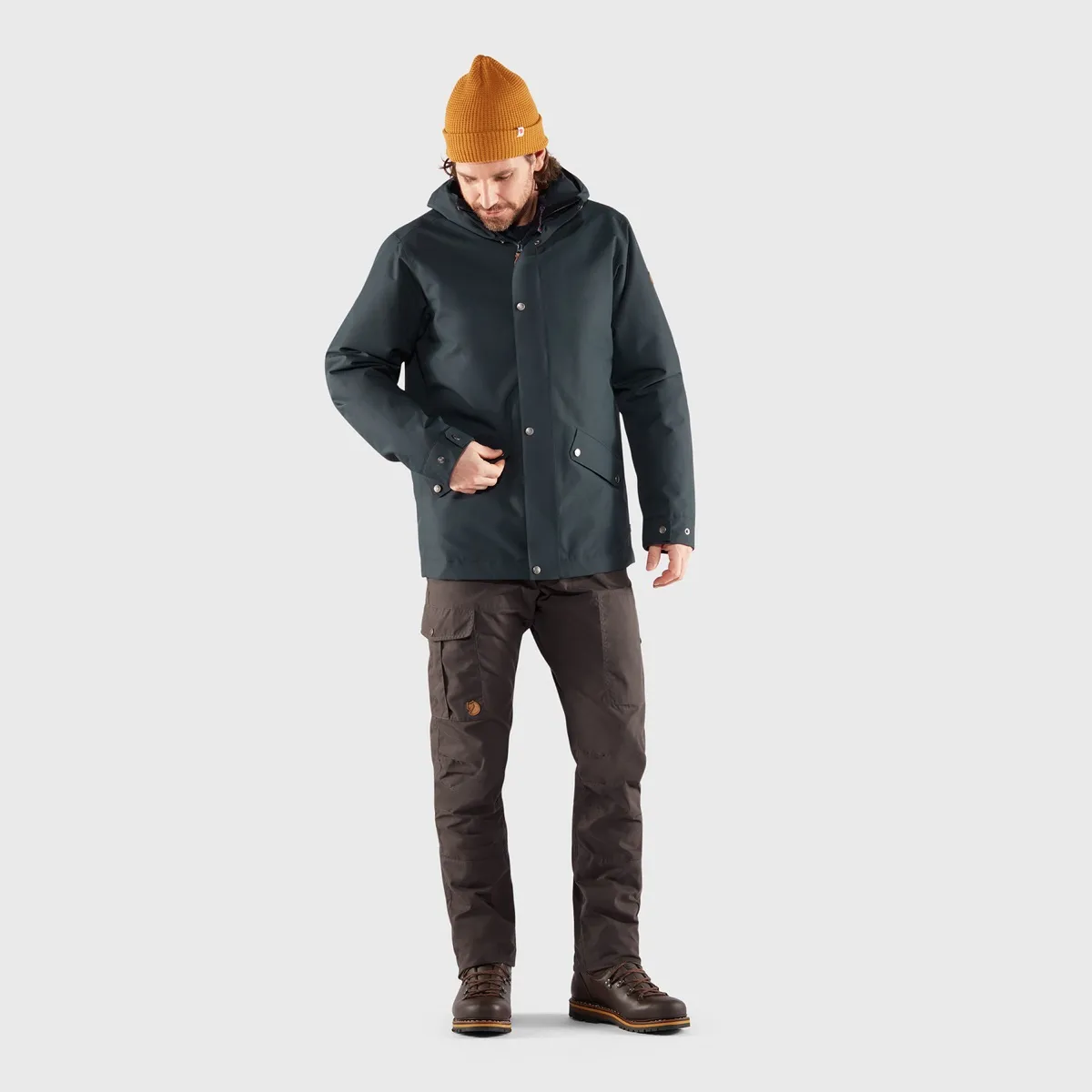 Fjällräven Men's Visby 3 in 1 Jacket Black