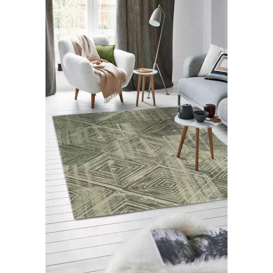 Esprit Kurzflorteppich Cuba grün