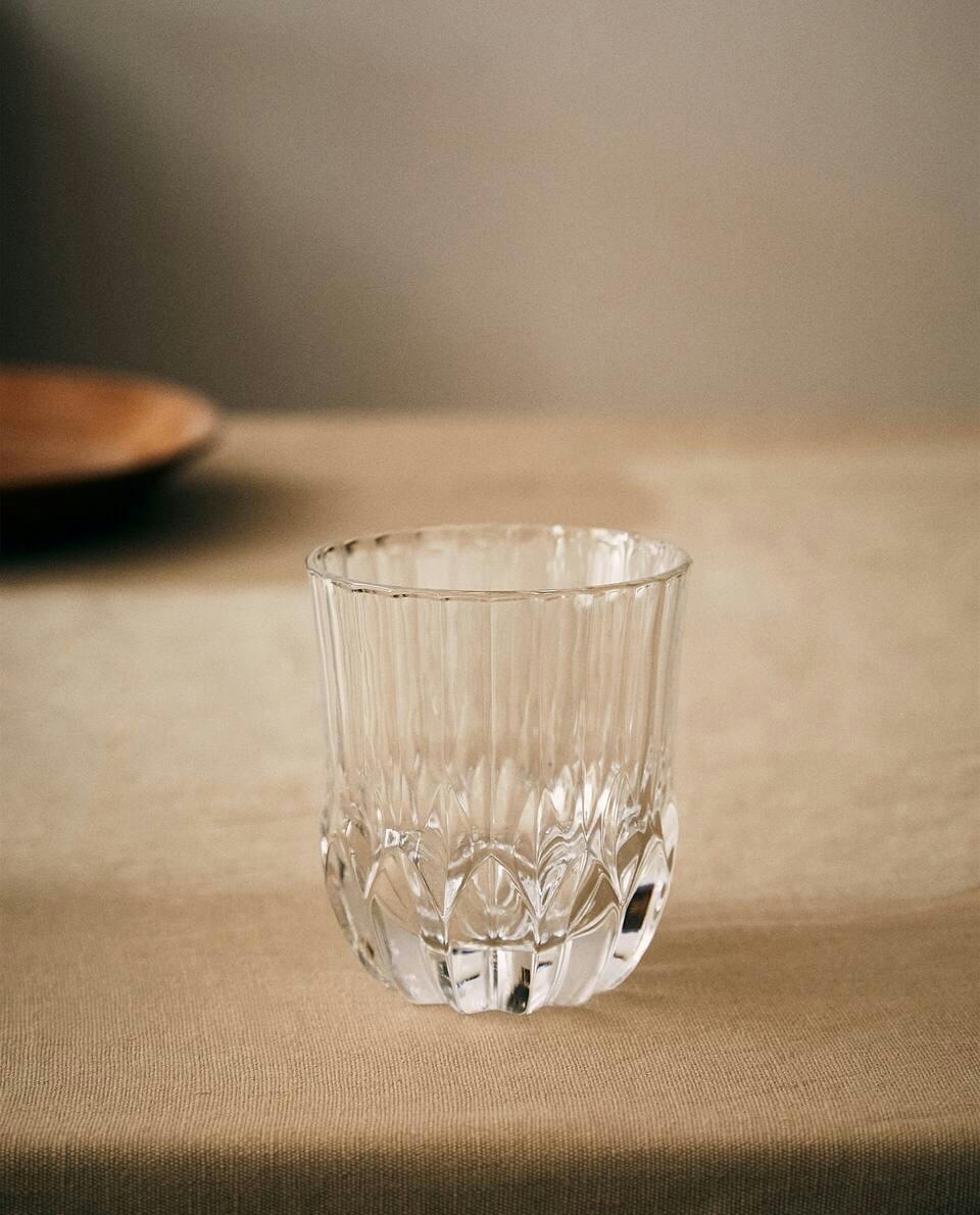 COPO DE CRISTAL LAPIDO