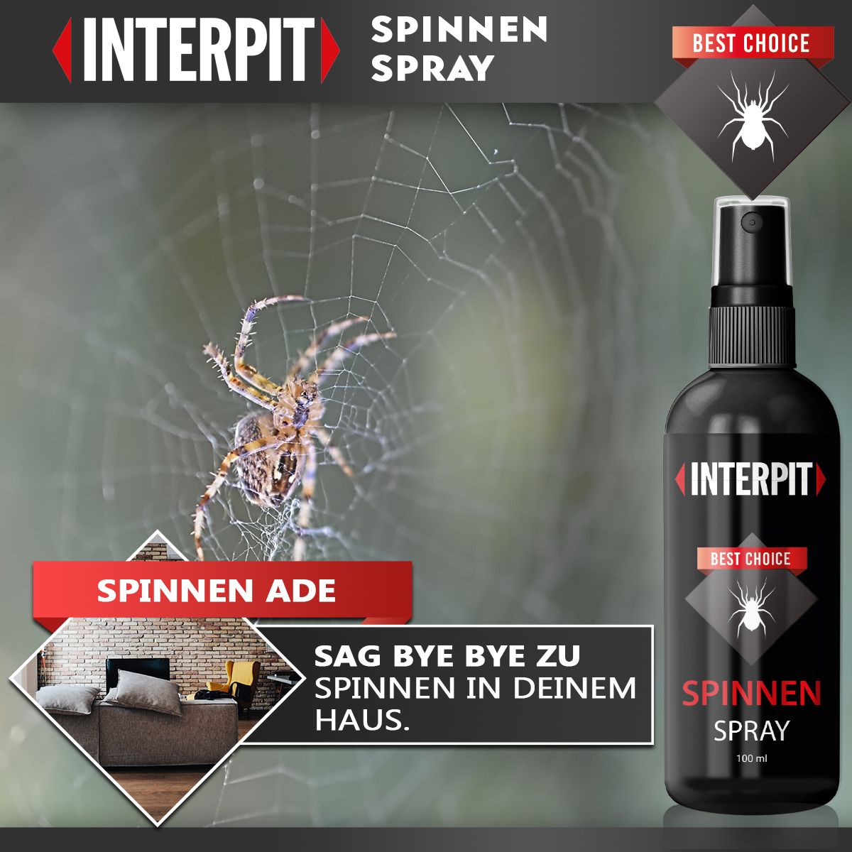 Interpit® | Anti Spinnen Spray