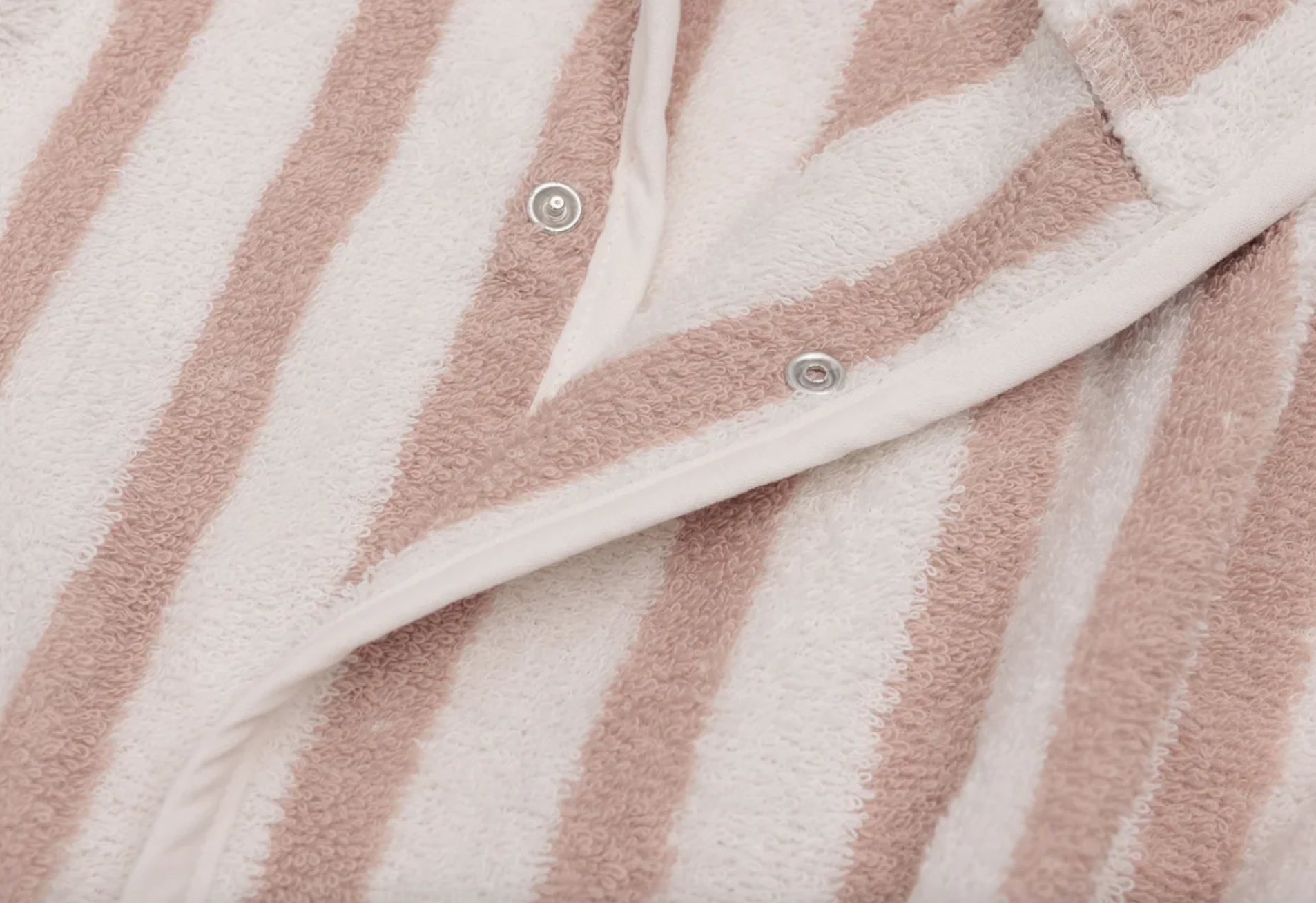 Jollein Jollein badjas 3-4 jaar Stripe Terry Wild rose